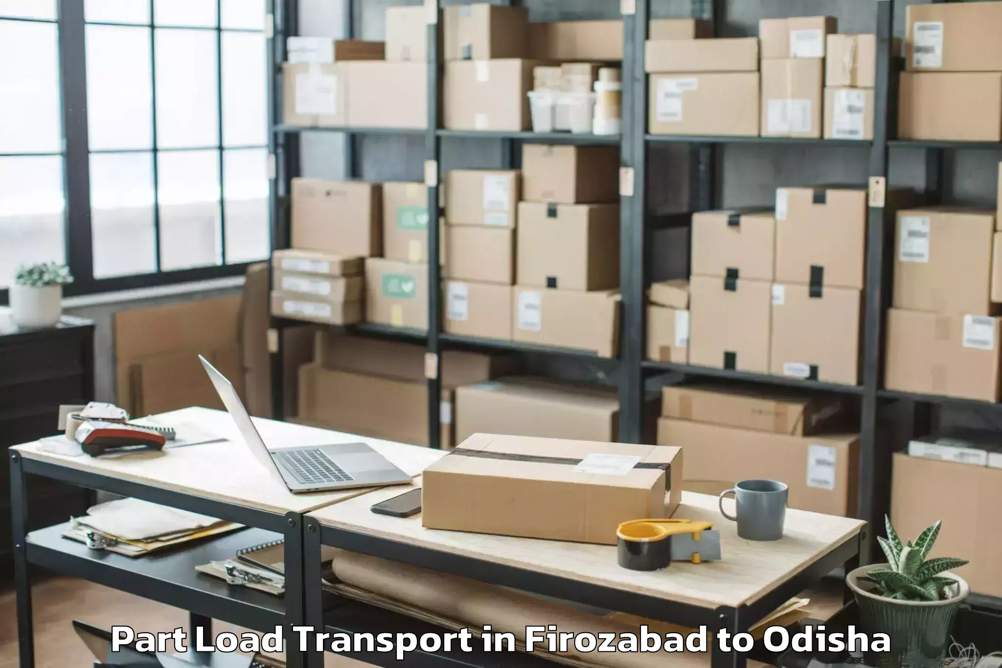 Get Firozabad to Thuamul Rampur Part Load Transport